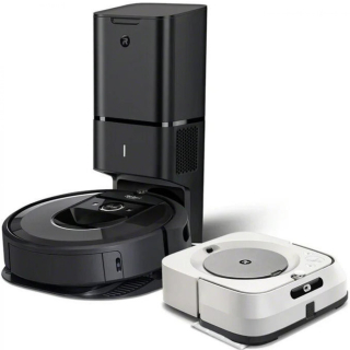 Set iRobot Roomba i7 black a Braava jet m6